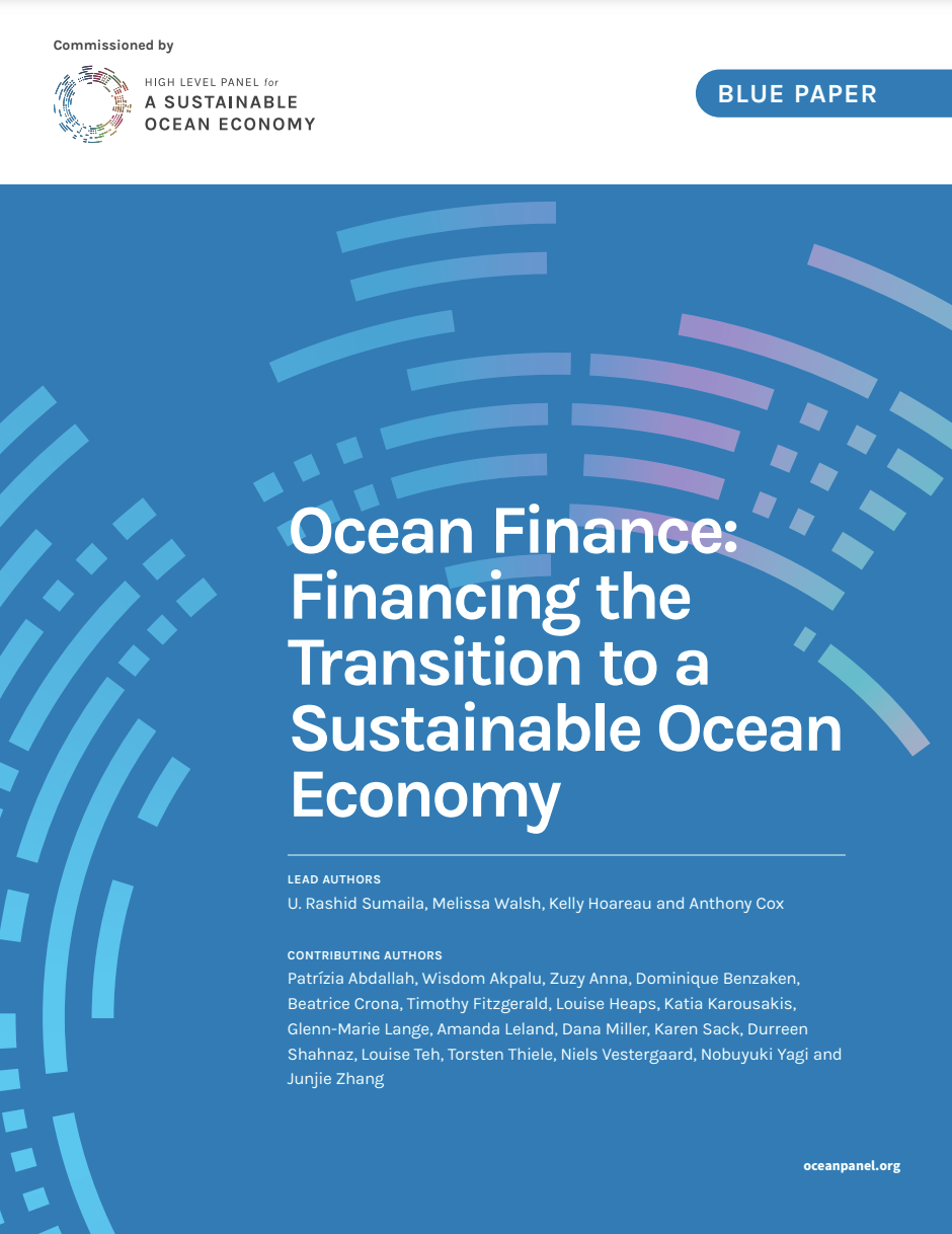 Ocean Finance: Financing the Transition to a Sustainable Ocean Economy